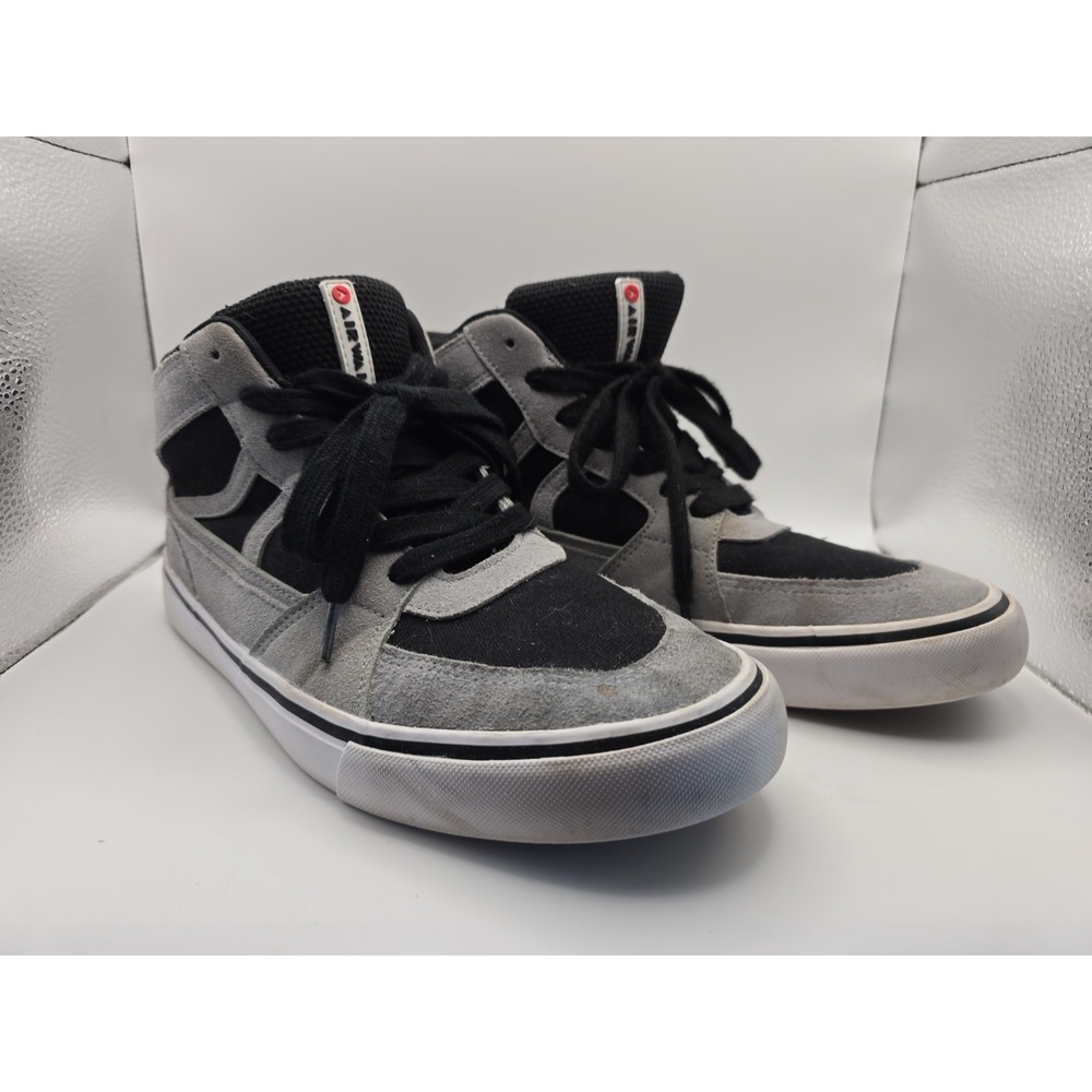 Airwalk Grind Faux Suede Shoes Mens Size 9 Hi Top Skate Shoe Lace Up